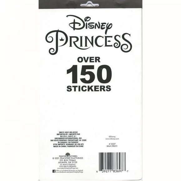 💖3/$15💖 Disney Princesses Stickers (Over 150 Puffy, Glitter, Foil & Glossy) - Picture 6 of 6